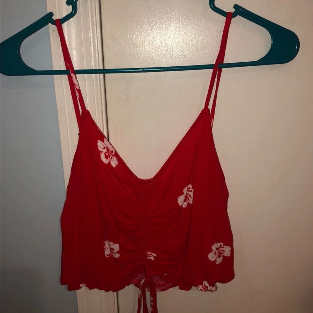 La Hearts Crop Top Floral